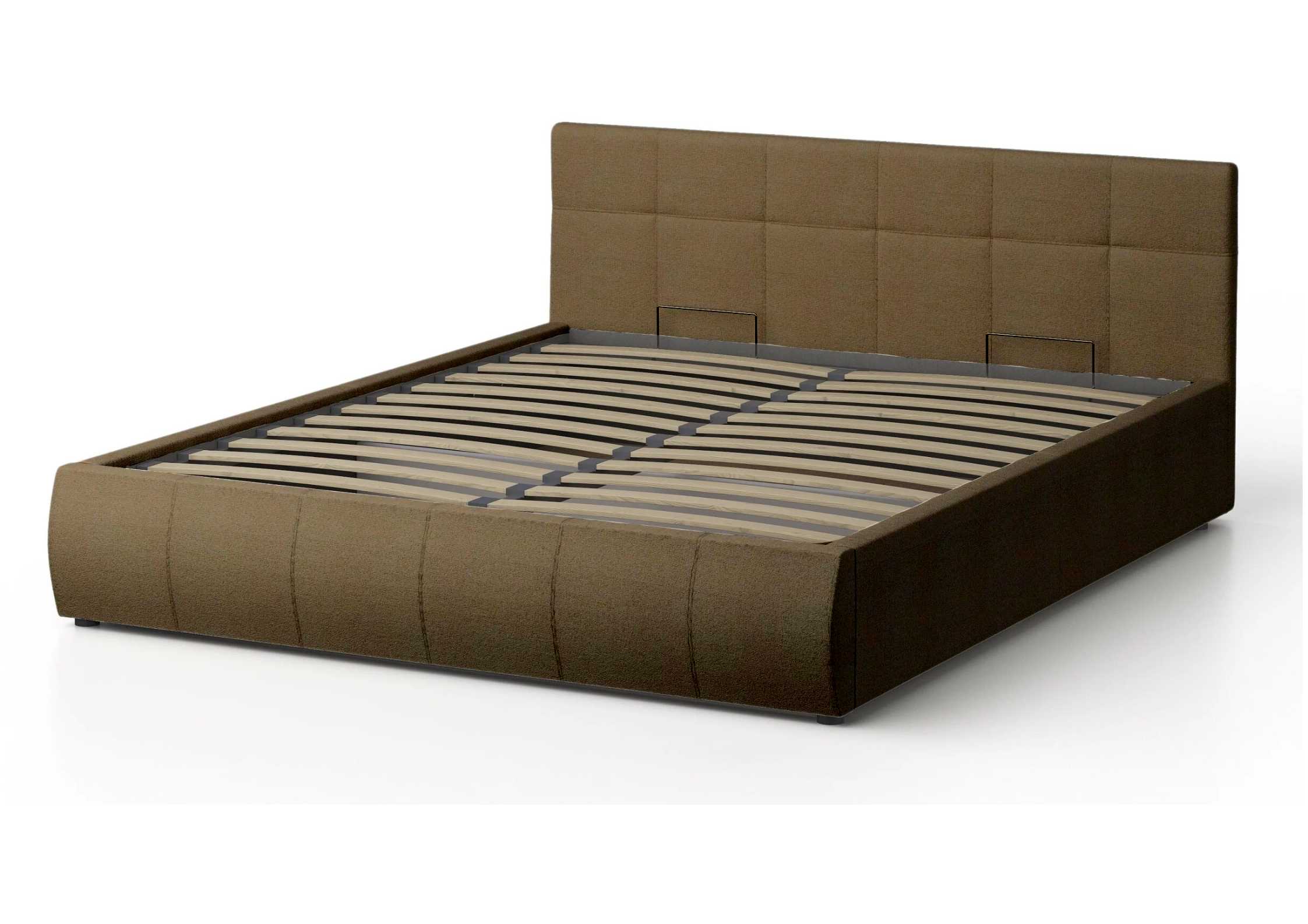 Brązowe łóżko 120x200cm